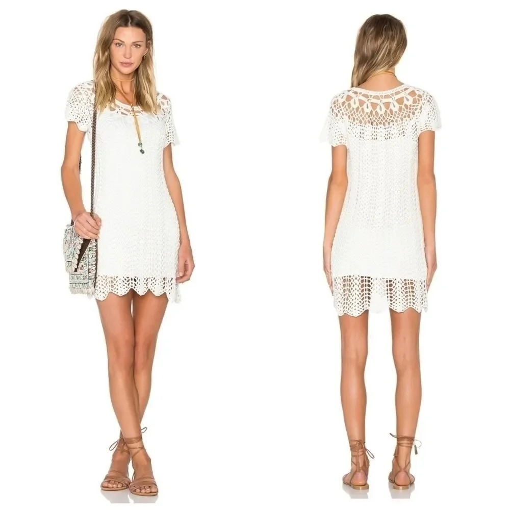 Show Me Your MuMu Crochet The Day Away Dress - Picture 3 of 12